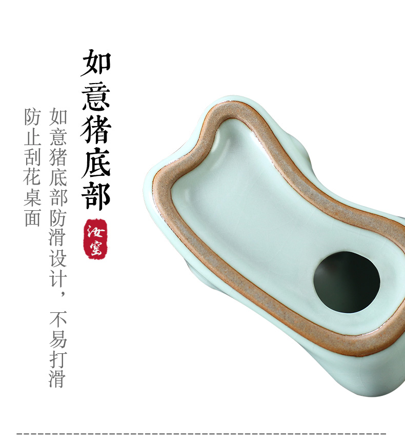 Furnishing articles pet boutique open piece of your up tea to keep blessing pig checking ceramic tea play kung fu tea tea tea accessories