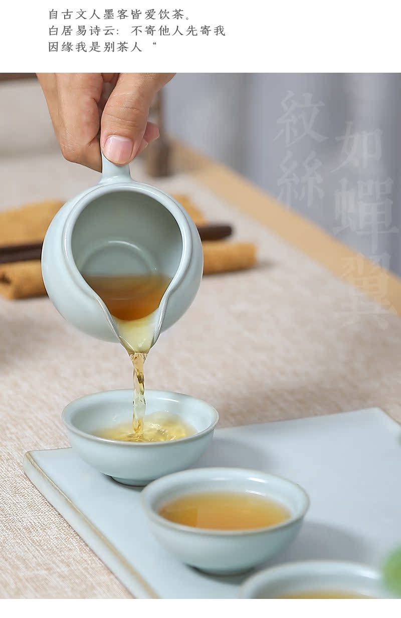 Beautiful home your up kung fu tea set the whole contracted household ceramics Chinese style restoring ancient ways the teapot teacup gift boxes