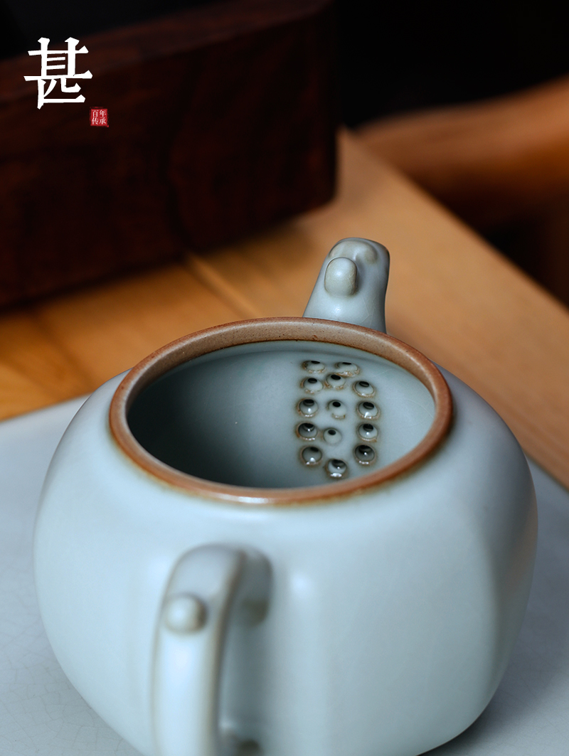 Beautiful home ceramic teapot on your up household single pot teapot your porcelain office kung fu tea