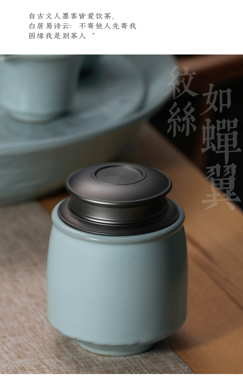 Your up ceramic tea pot seal pot empty as cans household small grains, dried fruit storage tanks tea boxes, tea tin can