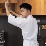 Ресторан, японская униформа шеф-повара, мужская с длинными рукавами, суши-ресторан, японский ресторан, белое кимоно, кухонная униформа шеф-повара, рабочая одежда