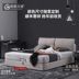 Nội thất phòng ngủ đơn giản cung điện châu Âu kết hợp giường da đầu giường nệm Bắc Âu đơn giản hiện đại phù hợp với ba mảnh giường ngủ hiện đại cao cấp Bộ đồ nội thất