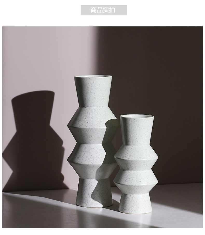 BEST WEST creative ceramic vase furnishing articles of I and contracted sitting room wine dry flower vases, soft adornment