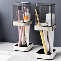 Mouthwash Cup with lid dust brush Cup sub tooth tooth brush cylinder tooth tool couple simple home portable wash cup set