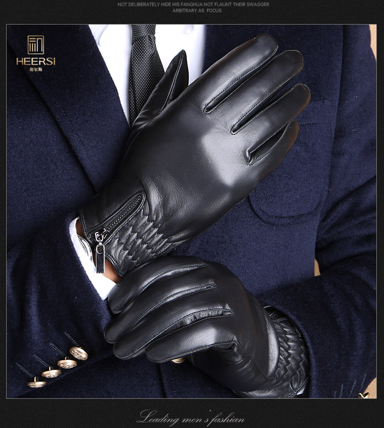 Gants pour homme en peau de mouton - Ref 2781621 Image 17