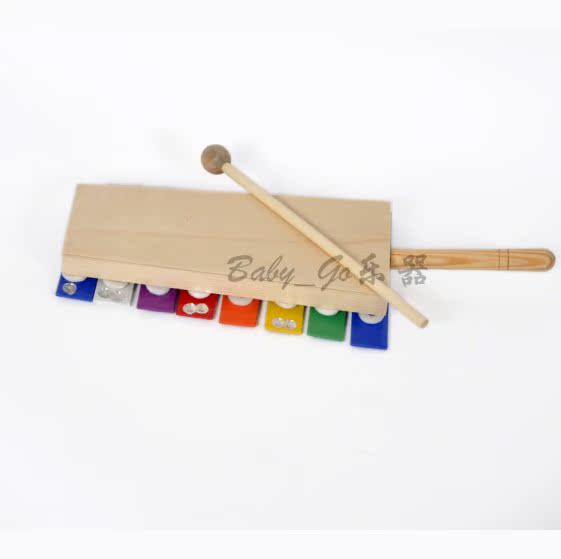 Gõ piano cho bé tám giai điệu gõ tay piano cho trẻ em đồ chơi giáo dục piano nhôm đàn piano tấm thép Qinshun 8 âm thanh piano đồ chơi bé - Đồ chơi nhạc cụ cho trẻ em trống đồ chơi cho trẻ