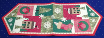 4 miscellaneous Christmas elements snowflake snowman old man table fabric small table flag DQ