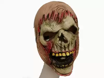 2 Halloween decorative props adult children exaggerated EVA ghost mask cute non-toxic for men and women