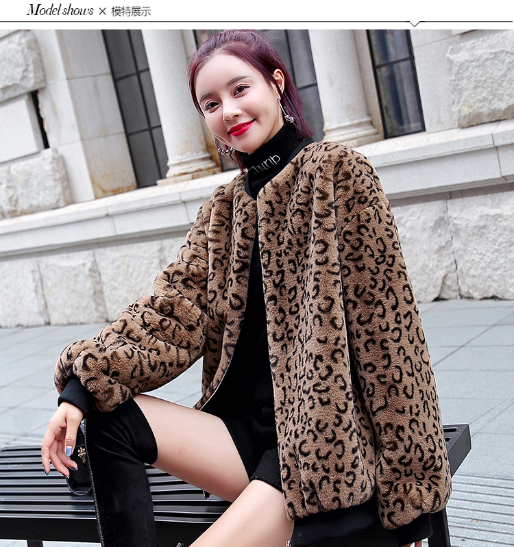 Áo khoác lông châu Âu của phụ nữ áo lông cừu uniqlo