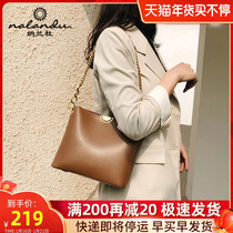 Narandu Bag 2021 New Tide Joker Fashion Chain Bucket Bag Women Autumn shoulder bag Shoulder Leather Women Bag