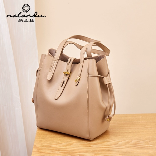 纳兰杜 Модная вместительная и большая сумка на одно плечо, коллекция 2023, изысканный стиль, из натуральной кожи