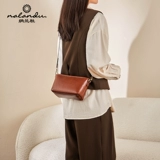 纳兰杜 Демисезонный ремешок для сумки, ретро сумка через плечо, из натуральной кожи, премиум класс