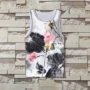 Phong cách Trung Quốc Áo vest không tay Áo thun vest vai thể thao chạy thể dục cotton thanh niên giản dị mồ hôi chạm đáy áo - Áo vest cotton áo vest nam tuổi 50
