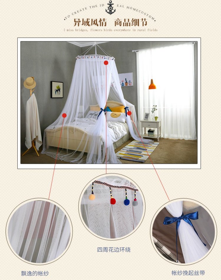 Shi Nuolan vuông top ba cửa mở phong cách đơn giản lưới chống muỗi hạ cánh lưới đỏ muỗi khung thép không gỉ 1.5 / 1.8 - Lưới chống muỗi màn lưới