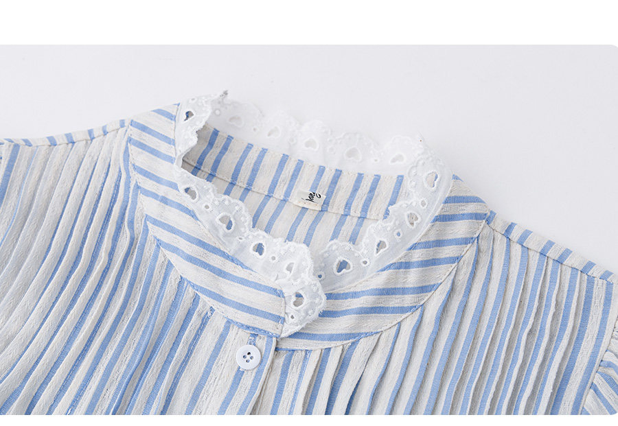 孕之优品孕妇套装夏季外穿孕妈高级穿搭花边拼接衬衫半身裙两件套 — 26