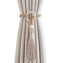 A pair of curtain straps light luxury high-grade cotton rope straps with high-end adjustable gauze curtain fixed drawstring buckle
