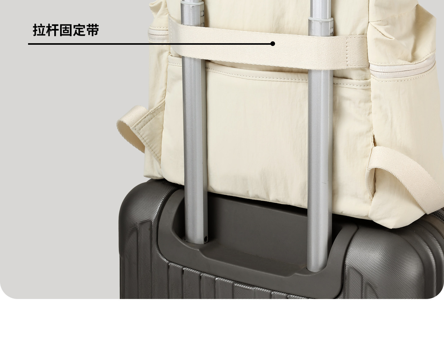 TOUTOU Drawstring Nylon Backpack