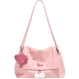 Летняя оригинальная дизайнерская серебряная глина, вместительная и большая сумка на одно плечо, 2023, новая коллекция