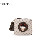 toutou Tide, модный короткий бумажник, универсальная сумка через плечо, вместительный и большой кошелек