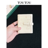 [Подлинный совместный бренд] TOUTOU Line Puppy, новый кошелек для карт, универсальный милый женский короткий кошелек для хранения монет