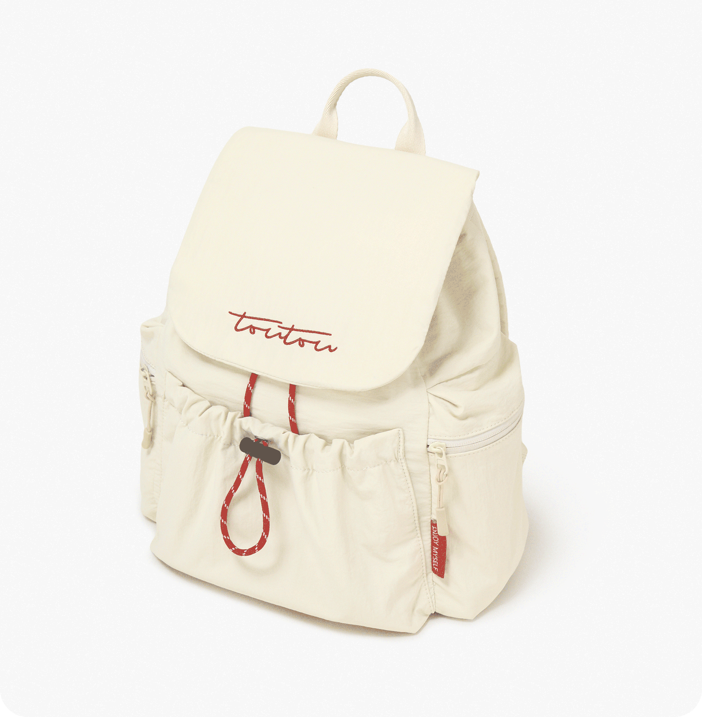 TOUTOU Drawstring Nylon Backpack