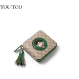 toutou Tide, модный короткий бумажник, универсальная сумка через плечо, вместительный и большой кошелек