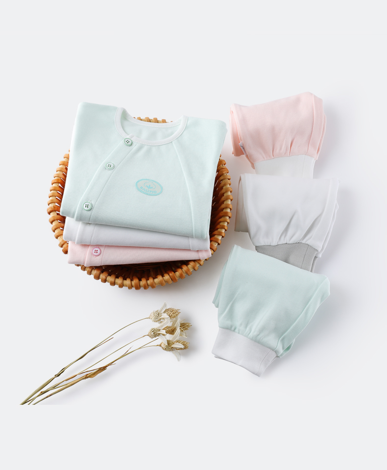 Quần áo sơ sinh cotton cho trẻ em quần áo mùa thu nam và nữ đồ ngủ 0 tuổi 1 mùa thu và mùa đông bộ đồ lót dài tay cho bé bộ đồ trẻ em đẹp