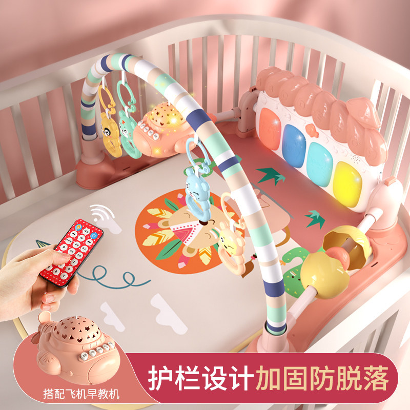 Baby rattles with bells and hands on toys for eight months Five 7 newborn babies 0-1 years and a half early to teach Talking Puzzle A Few