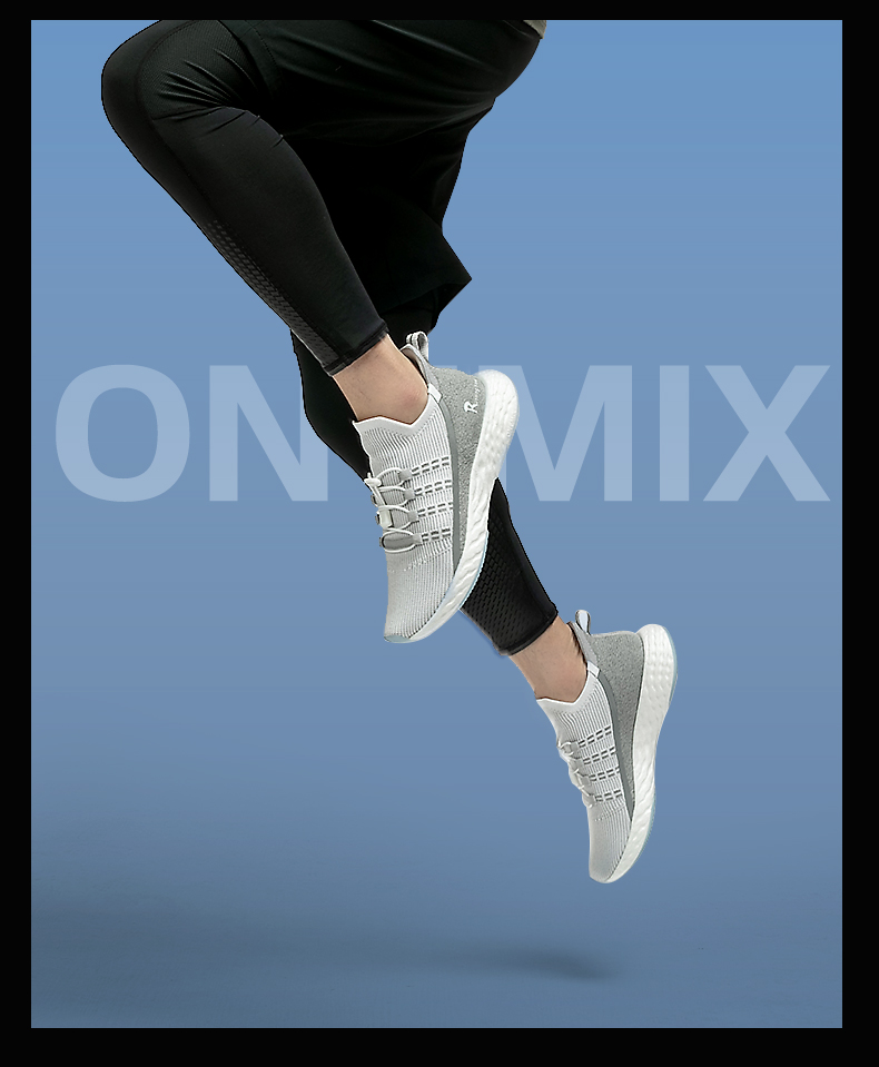 Giày thể thao nam Onemix thoáng khí, giày thể thao co giãn nhẹ để chơi shoes Giày dừa đầy sao mùa hè Giày nữ thông thường - Giày chạy bộ giày the thao nữ biti's