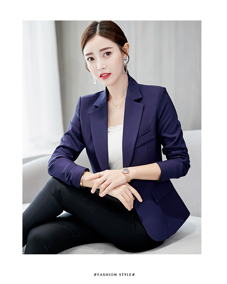 黛 2018 thu đông 2018 phiên bản mới của Hàn Quốc tự phối đồ cỡ lớn phù hợp với áo khoác nhỏ thời trang giản dị phù hợp với áo dài tay nữ bộ vest nữ đẹp