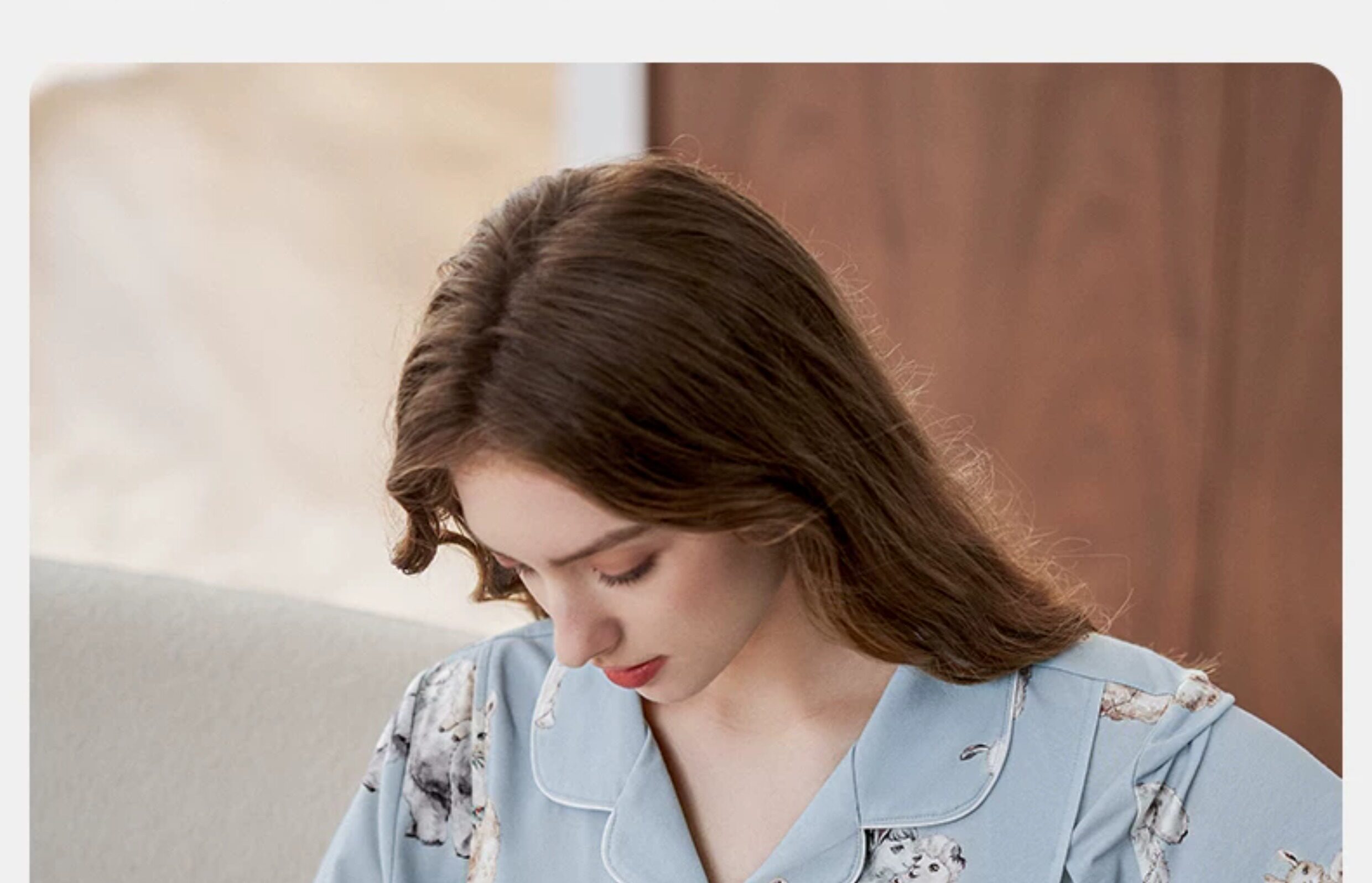 嫚熙四季款月子服孕妇睡衣怀孕早中晚期纯棉产后产妇家居服套装 — 34