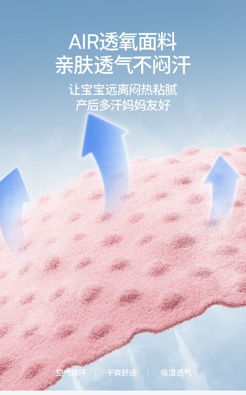 嫚熙哺乳枕喂奶辅助神器婴儿枕头亲喂母乳环抱式斜坡护腰坐喂靠枕 — 11