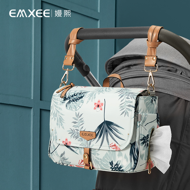 Kidman Xi 2022 New Fashion Mommy Bag Baby Baby Carrier Stroller Hanging Bag Multifunction Out-Of-Hand Mother & Baby Bag