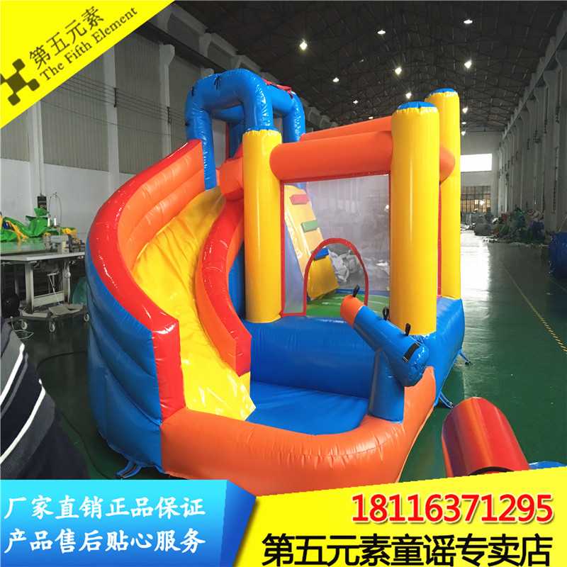 Fifth element inflatable water slide large inflatable water break-in amusement equipment bracket water slide