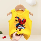 Летний тонкий жилет для мальчиков, детская футболка без рукавов, подходит для подростков