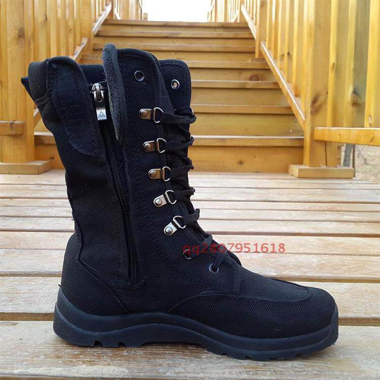 Boots militaires pour homme en toile - Ref 1400557 Image 9