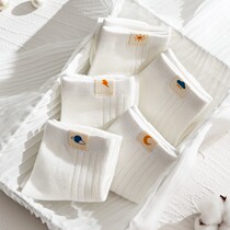 Japanese GP Socks Female Midbarrel Socks ins Chaoqiu Winter Lovely Days White Summer Thin-style stockings