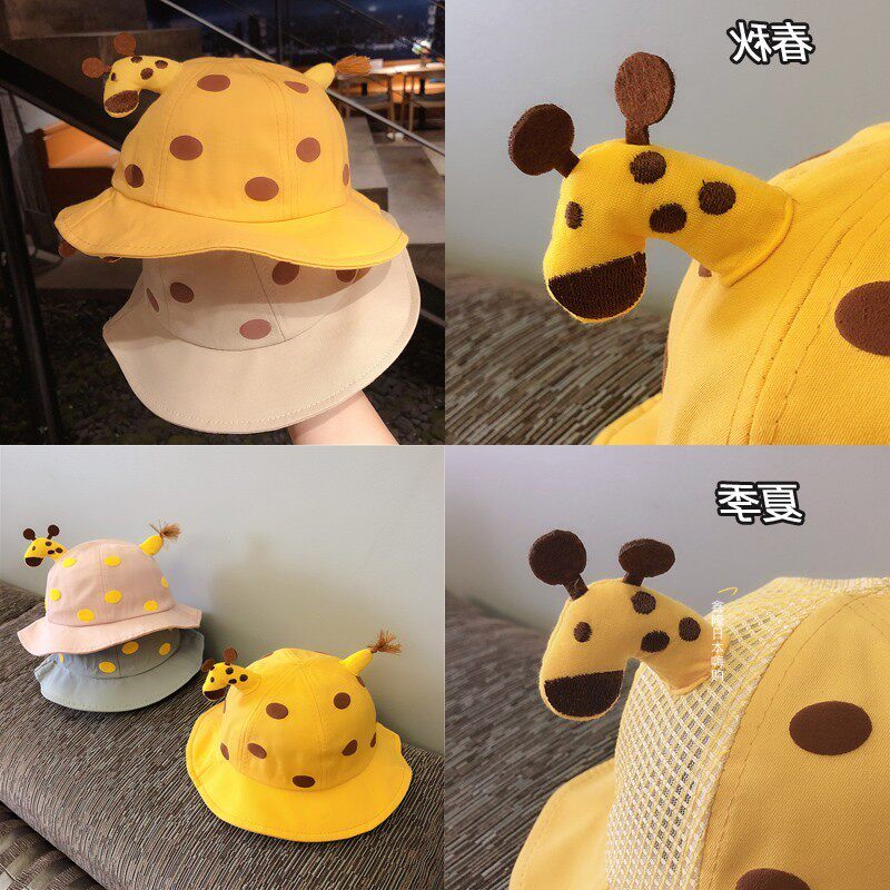 Japanese GP Baby Hat Spring Autumn Summer Thin Lady Pai Sun Hat Boy Sunhat Young Child Fisherman Hat