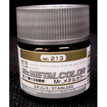MR HOBBY County MC213 heavy metal stainless steel color 10ml oily model paint