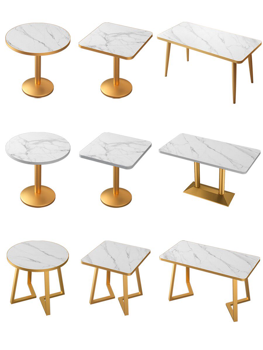 Spot 4 People Coffee Talks Table 60 Diameter Bar Western Dining Round Table Milk Tea Shop Snack Snack Restaurant Table And Chairs Tea Table