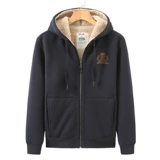 Зимняя бархатная утепленная цветная толстовка с капюшоном, утепленный кардиган для отдыха, трендовая куртка