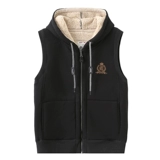 Зимняя бархатная толстовка с капюшоном, утепленный жилет подходит для мужчин и женщин для влюбленных, удерживающий тепло кардиган, увеличенная толщина