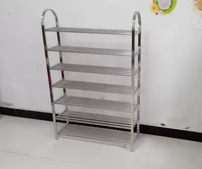 Stainless steel shoe rack special price 304 seven or eighty nine floor bathroom living room thickened reinforced multi-layer storage home shoe rack
