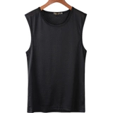 Шелковый тонкий жилет, быстросохнущая летняя футболка без рукавов