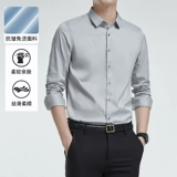 Рубашка, осенний белый пиджак классического кроя, изысканный стиль