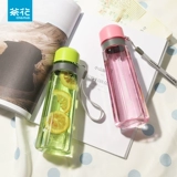 Camellia Tritan Cup Cup Cup Sports Студент -женщины и женщины -женщины и падающие мальчики Маленькая простая пластиковая чашка с высокой температурой