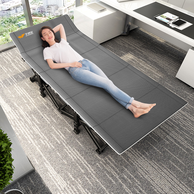 Lunch break treasure folding sheets people recliner Office lunch break artifact Nap Home simple portable marching escort bed