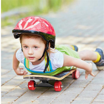 Four-wheeled skateboarding children and teenagers beginners Professional male and female students double-up road long skateboard surface car 6-12 years old