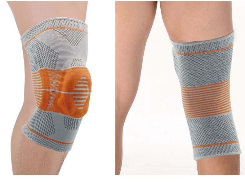 Kneepad thể thao nam và nữ bóng rổ sụn chấn thương chuyên nghiệp squat bảo vệ đầu gối bóng đá ngoài trời thể dục mỏng chạy - Dụng cụ thể thao