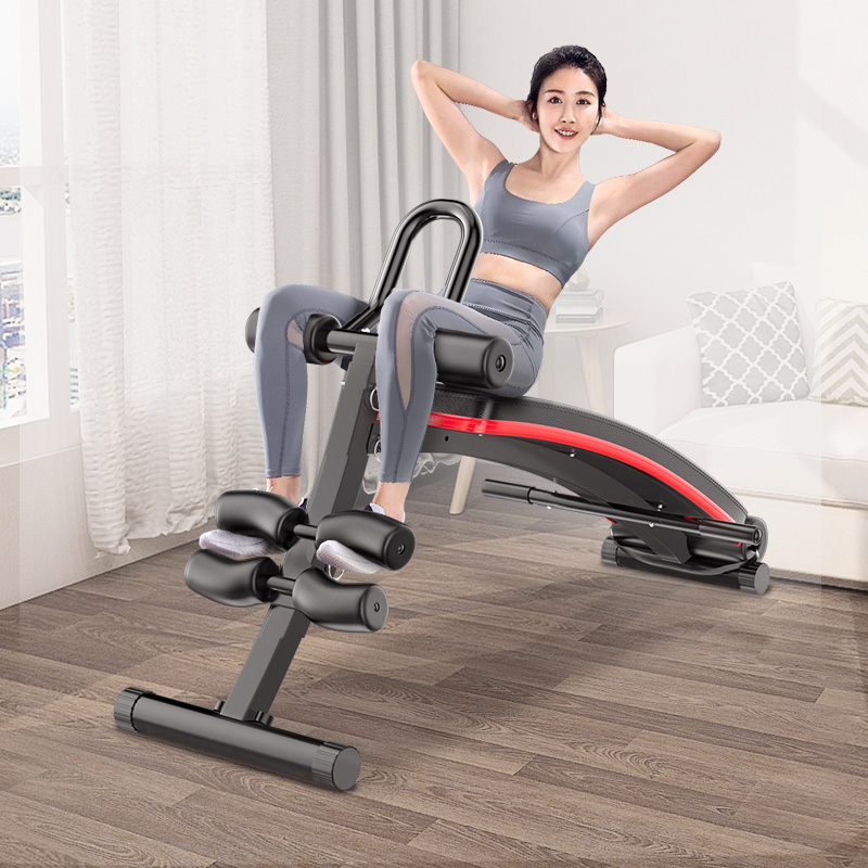 Supine plate abdominal machine Multi-function sit-up aid Fitness equipment Home sports men's exercise belly roll